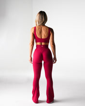 Load image into Gallery viewer, Ruby Red Harmony Ribbed Seamless Bra