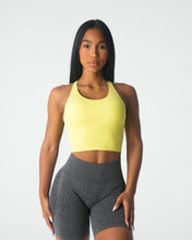 Load image into Gallery viewer, Pastel Yellow Matrix Bra Top