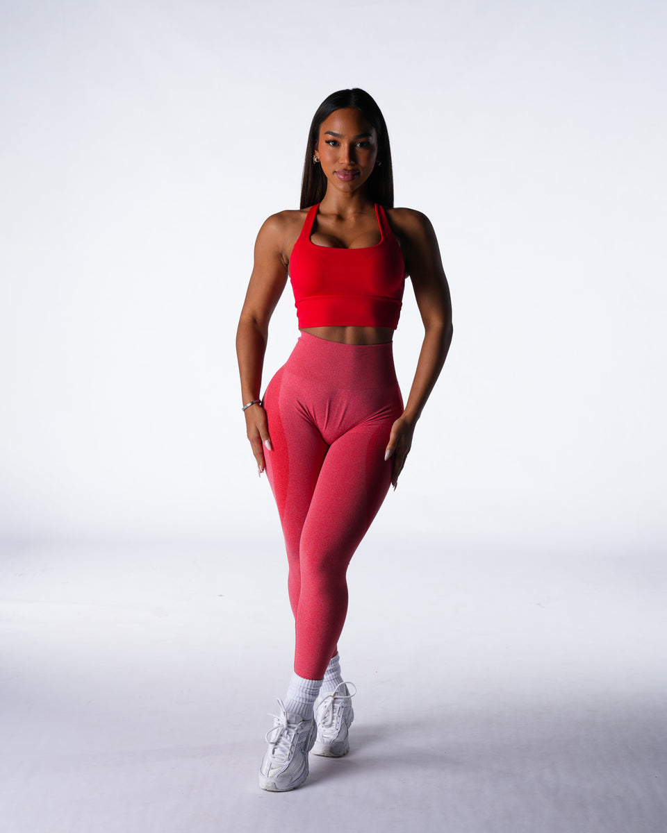 NVGTN Solace Flow Bra - Cherry Crush |