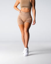Load image into Gallery viewer, Beige Performance Seamless Shorts