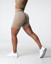 Load image into Gallery viewer, Beige Scrunch Seamless Shorts
