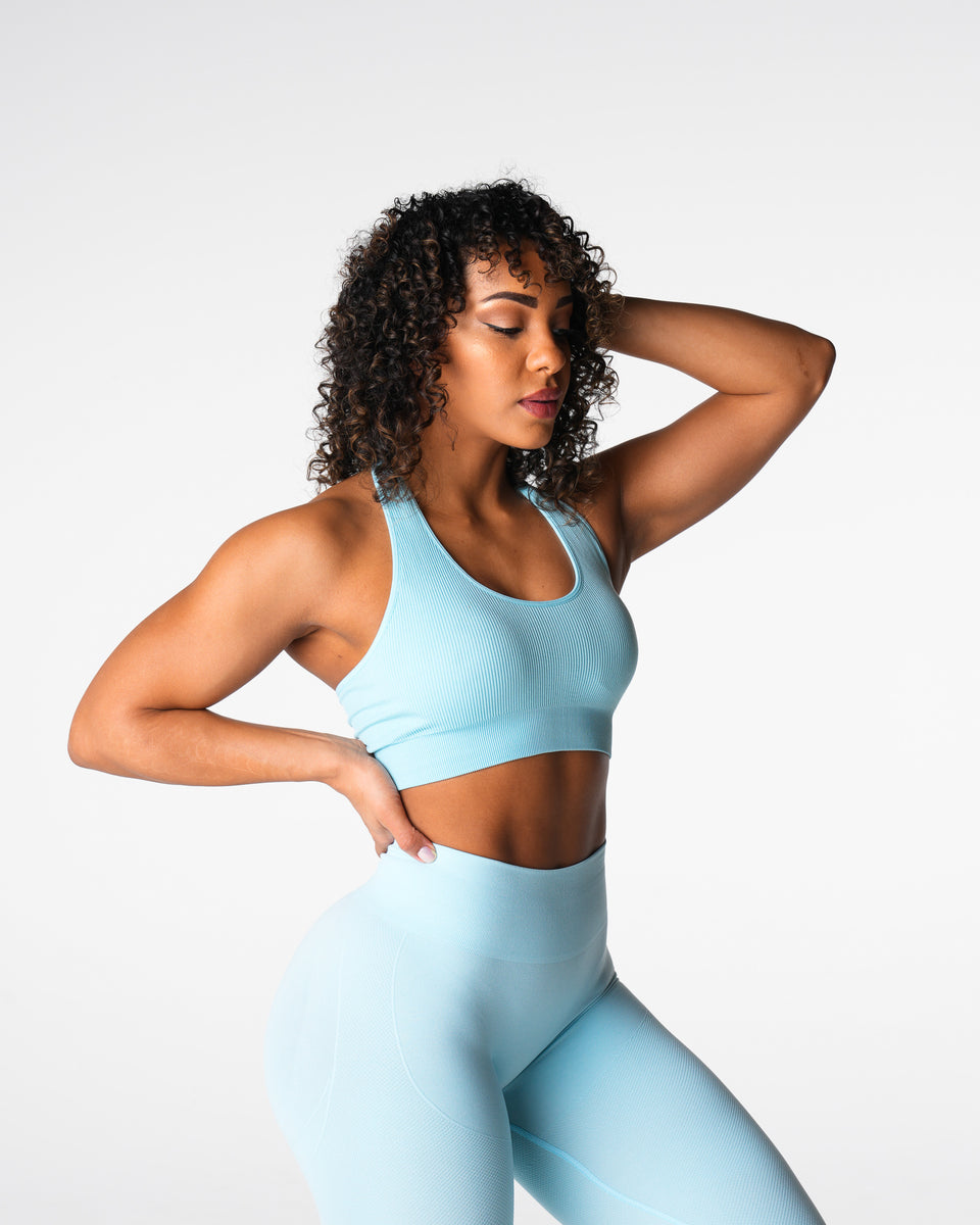 NVGTN Cascade Seamless Bra - Azure Blue