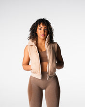 Load image into Gallery viewer, Cream Cloud Puffer Vest