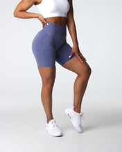 Load image into Gallery viewer, Indigo Scrunch Seamless Shorts