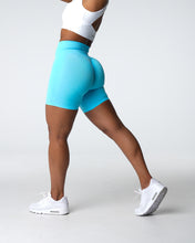 Load image into Gallery viewer, Aqua Contour Seamless Shorts