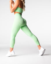 Load image into Gallery viewer, Pistachio Mid Rise Contour Seamless Leggings