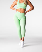 Load image into Gallery viewer, Pistachio Mid Rise Contour Seamless Leggings