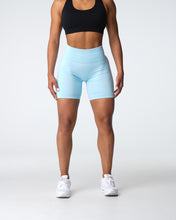Load image into Gallery viewer, Pastel Blue Scrunch Seamless Shorts