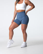 Load image into Gallery viewer, Slate Blue Scrunch Seamless Shorts