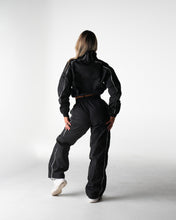 Load image into Gallery viewer, Black Stride Windbreaker Jacket