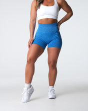 Load image into Gallery viewer, Ocean Blue Scrunch Seamless Shorts