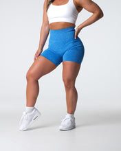 Load image into Gallery viewer, Ocean Blue Scrunch Seamless Shorts