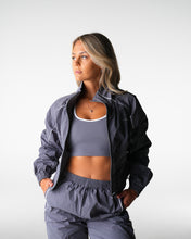 Load image into Gallery viewer, Grey Stride Windbreaker Jacket