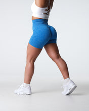 Load image into Gallery viewer, Ocean Blue Scrunch Seamless Shorts