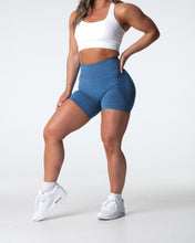Load image into Gallery viewer, Slate Blue Contour Seamless Shorts