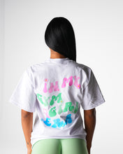 Load image into Gallery viewer, White Gym Girl Era Graphic Tee