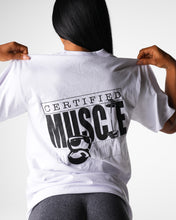Load image into Gallery viewer, White Muscle Mommy Graphic Tee