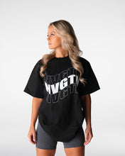 Load image into Gallery viewer, Black Wave Graphic Tee