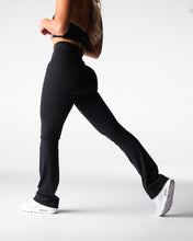 Load image into Gallery viewer, Black Effortless Flare Leggings