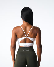 Load image into Gallery viewer, White Glimpse Ribbed Seamless Bra