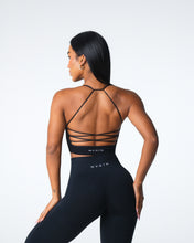 Load image into Gallery viewer, Black Cascade Seamless Bra