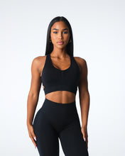 Load image into Gallery viewer, Black Rise Seamless Bra