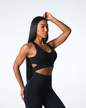 Load image into Gallery viewer, Black Rise Seamless Bra