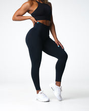Load image into Gallery viewer, Black Performance Seamless Leggings