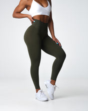 Load image into Gallery viewer, Olive Performance Seamless Leggings