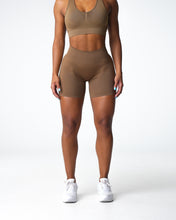 Load image into Gallery viewer, Toasted Almond Solid Seamless Shorts