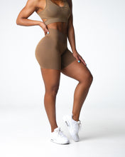 Load image into Gallery viewer, Toasted Almond Solid Seamless Shorts