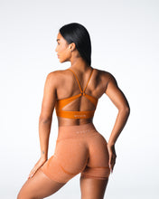 Load image into Gallery viewer, Terracotta Glimpse Ribbed Seamless Bra