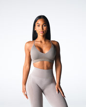 Load image into Gallery viewer, Taupe Glimpse Ribbed Seamless Bra