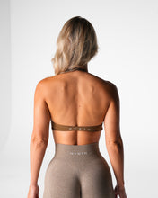 Load image into Gallery viewer, Mocha Stunner Seamless Halter Bra