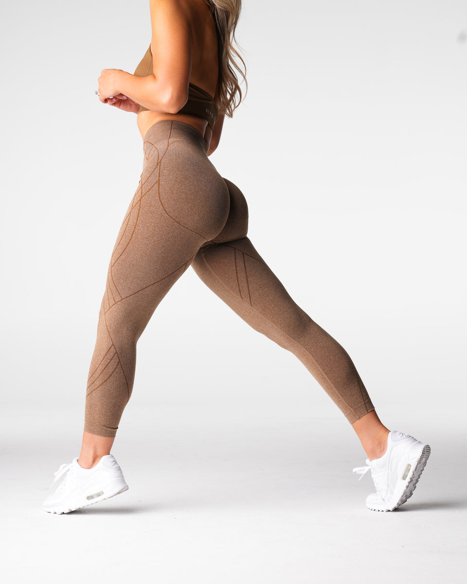 【美品】NICENESS GAVIN 23SS NVGTN Discover Seamless Leggings - Grey |