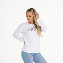 Load image into Gallery viewer, White Navi Crew Neck