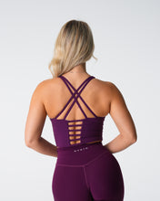 Load image into Gallery viewer, Plum Matrix Bra Top