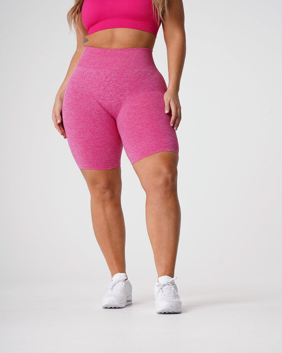 NVGTN Scrunch Seamless Shorts - Fuchsia