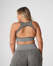 Load image into Gallery viewer, Khaki Green Zebra Eclipse Seamless Bra