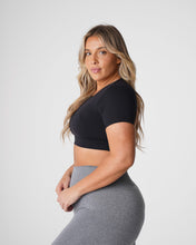Load image into Gallery viewer, Black Open Back Tee