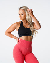 Load image into Gallery viewer, Black Limitless Ribbed Seamless Halter Bra