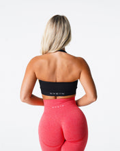 Load image into Gallery viewer, Black Limitless Ribbed Seamless Halter Bra