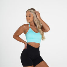 Load image into Gallery viewer, Aqua Flourish Seamless Bra