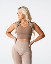 Load image into Gallery viewer, Mocha Matrix Bra Top
