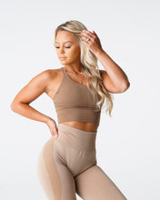 Load image into Gallery viewer, Mocha Matrix Bra Top