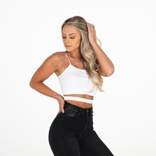 Load image into Gallery viewer, White Night Out Crop Top