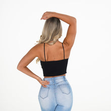 Load image into Gallery viewer, Black Night Out Crop Top