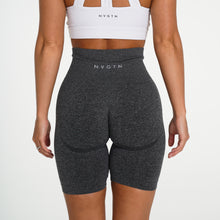 Load image into Gallery viewer, Black Speckled Biker Shorts