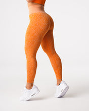 Load image into Gallery viewer, Burnt Orange Snakeskin Seamless Leggings
