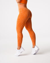 Load image into Gallery viewer, Burnt Orange Zebra Seamless Leggings